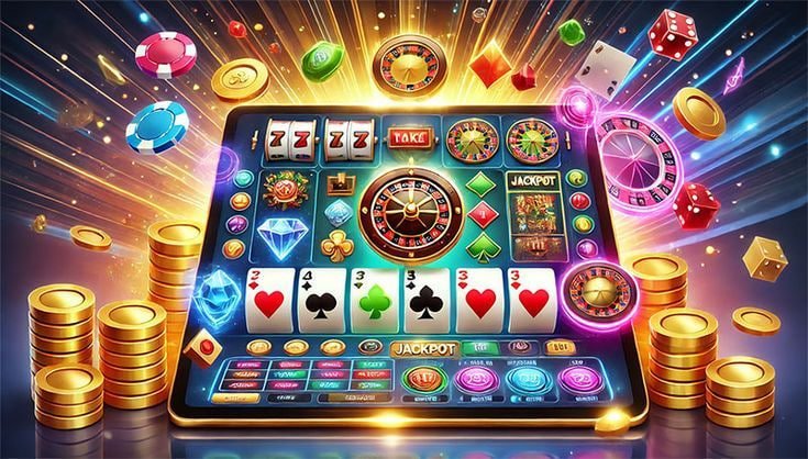 Giao diện game slot online tại g666 hiển thị trên điện thoại di động với hiệu ứng sống động